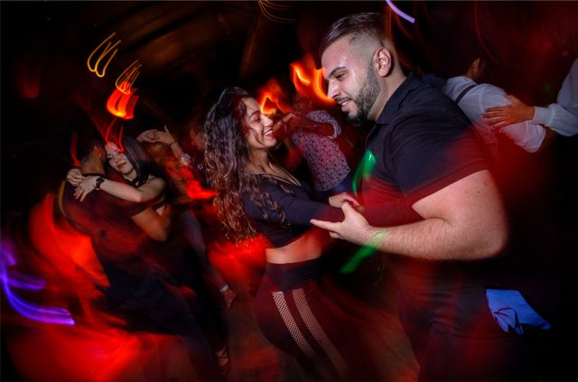 People dancing bachata